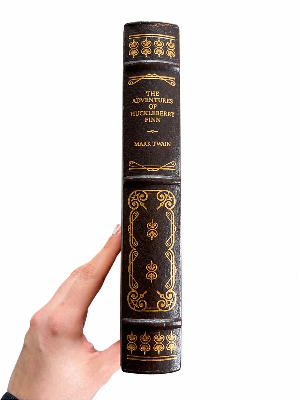 1979 Franklin Library Huckleberry Finn Mark Twain Gilt Collector Edition